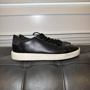 Thousand Fell Men’s 10.5 Low Top Lace Up Sneakers Black/White